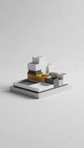Strata Desk Organizer Matte Polymer